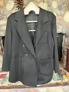 Blazer donna nero vintage Austin Reed taglia XXL 24W doppiopetto linea completa - Foto 1 di 22