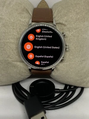 Fossil Gen 4 Authentic Digital Dial Smart Watch Custom Band FTW6017 ZA498 - Image 1 of 4