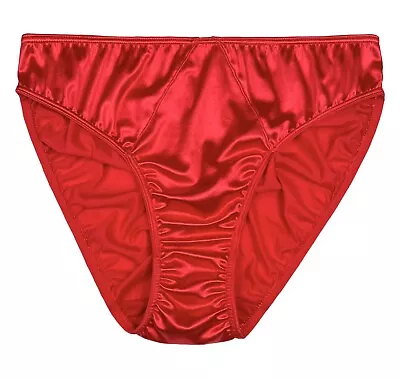 Second Skin Satin Hipster Panty Red 2XL - Image 1 of 2