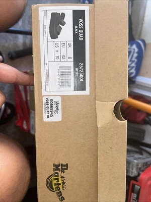 Tacones Dr. Martens para mujer Voss cuádruples negros con correa al tobillo talla 10 (7712825) Foto 1 de 4