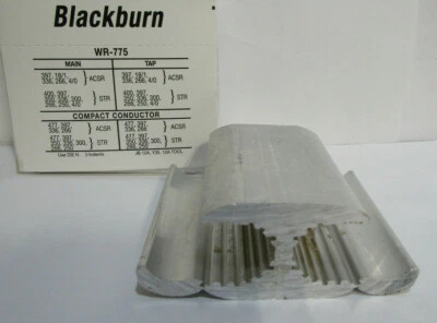 Lot of 5  Blackburn WR775 400-4/0 Compression Connectors  - Image 1 of 2