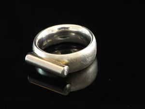 Ring 925 Sterling Silber  Ring Design mit Diamant 0.02 ct Gr 55 - Bild 1 von 2