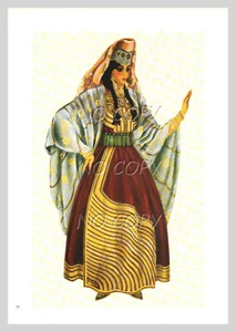 COSTUME FOLKLORE MAROC MOROCCO URBAN JEWS JUIFS JEWISH BRIDE OF RABAT - Picture 1 of 1