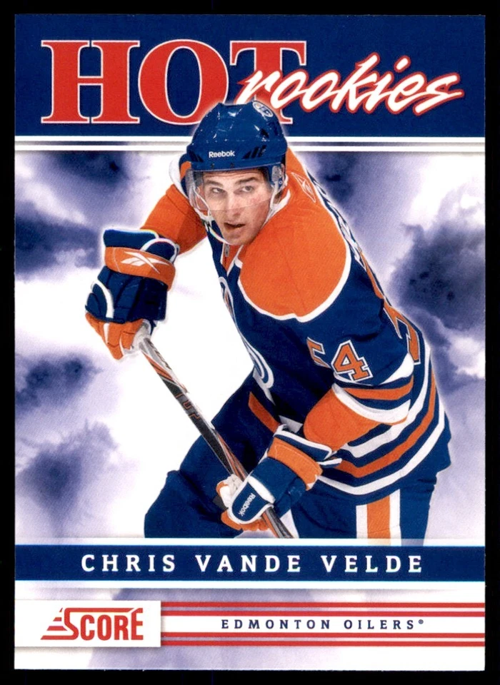 2011-12 Score Hot Rookies Chris VandeVelde RC #510 - Image 1 of 2