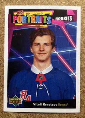 2020-21 Upper Deck UD Portraits Vitali Kravtsov  #P-83 - Image 1 of 2
