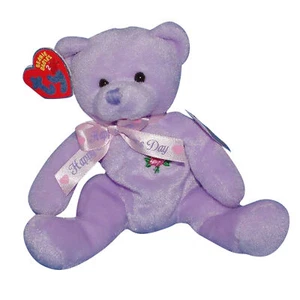 Ty Beanie Baby 2.0 Love To Mom - MWMT (Bear 2008) Mothers Day - Picture 1 of 1