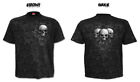 Spiral Direct SKULL SCROLL Mens Rock Goth Biker Tattoo Vampire T-Shirt Clothing