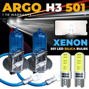 H3 Xenon White 100w Headlight Bulbs 453 Hid Fog Light 501 Led Side light Bulbs - Picture 1 of 42