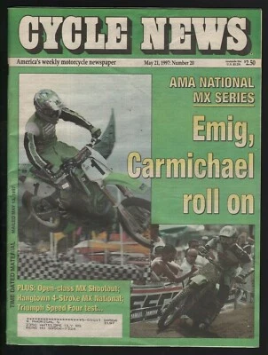 1997 May 21 Cycle News - Vintage Motorcycle Newspaper - Image 1 of 2