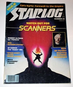 Starlog Magazine #43 February 1981 Scanners, Empire, Hulk Episode Guide, Shuttle - Picture 1 of 11