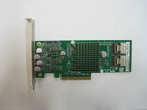 Scheda controller RAID Supermicro AOC-S2308L-L8i 8 porte SAS-600 PCI-E 8 Gb/s|rc30 - Foto 1 di 5