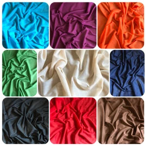 MUSLIN FABRIC 100% COTTON FABRIC CHEESE CLOTH SHEER DRESSMAKING 45" WIDE - Picture 1 of 84