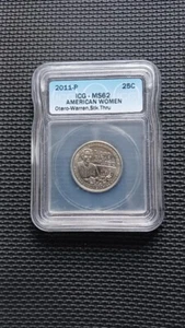 Unique & Rare Mint error 2022 P Otero-Warren Struck Through NO GLASS NEEDED - Picture 1 of 2