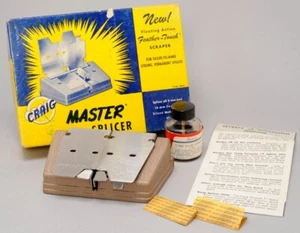 Craig Master Splicer Kalart for 8mm & 16mm Model S-3 w/ Kodak Presstape & more! - Picture 1 of 17