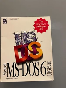 Microsoft MS-DOS 5.0 5.25 disks MS DOS 6.0 3.5 disks Upgrade - Picture 1 of 5