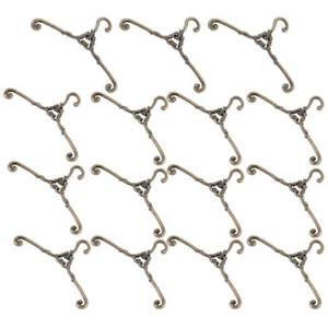 15 Pcs Retro -Kleidungsständer Puppenhaus-Aufhänger Mini-Kleiderbügel-Dekore - Bild 1 von 12
