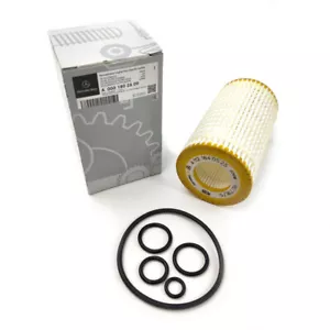 Mercedes Ölfilter Filter Öl Filtereinsatz Motor M112 M113 M271 M273 A0001802609 - Picture 1 of 4