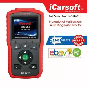 ICARSOFT BMM V1.0 OBD2 CAR DIAGNOSTIC CODE SCANNER TOOL OIL RESET BATTERY TEST - Picture 1 of 12