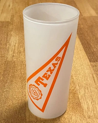 Texas Longhorns - Frosted Glass - Old Style Bevo - 12 oz Cover
