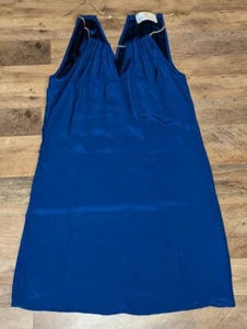 AMANDA UPRICHARD DRESS WOMEN'S P 00 CHAIN NECK MINI ROYAL BLUE SHEATH - Picture 1 of 5