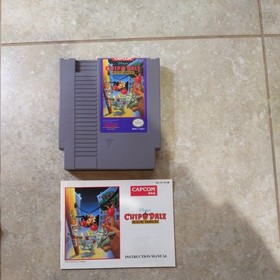 Disney's Chip 'N Dale: Rescue Rangers (Nintendo NES, 1990 with manual 