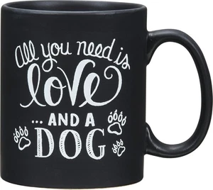 Primitives by Kathy All You Need Is Love And A Dog Mug - Picture 1 of 1