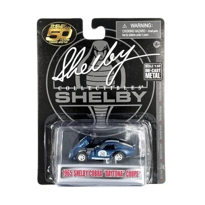 SHELBY COLLECTIBLES SHELBY Cobra Daytona Coupe # 26 - 1965 - blue / white - SC 1:64