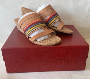 Donald Pliner Women's DARA Wedge Sandal, Fawn, 8 Medium US - Picture 1 of 5