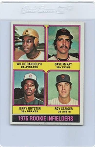1976 Topps #592 Rookie Infielders NM *466 - Picture 1 of 2