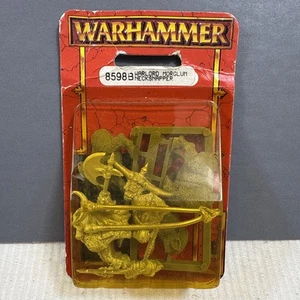 VTG 1997 Warhammer Fantasy Orc WARLORD MORGLUM NECKSNAPPER 8598B Metal New HTF!! - Picture 1 of 9