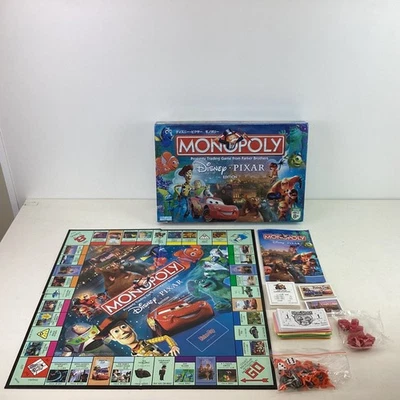 Japanese Monopoly Disney Pixar Edition Hasbro 2007 - Missing 1 $20 Note(T2)S#555 - Image 1 of 4
