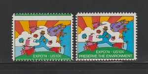 US EFO ERROR Stamps #1527 Expo 74 World's Fair: Nice Perf Shift. MNH - Picture 1 of 2