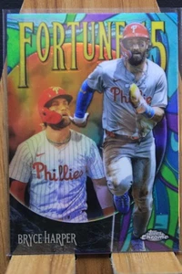 2025 Topps Chrome Bryce Harper 'Fortune 15' - Picture 1 of 2