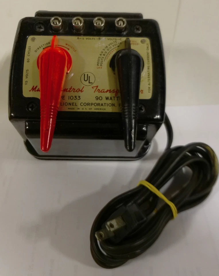 VINTAGE LIONEL #1033 90 WATT TRANSFORMER - FULLY SERVICED WORKS GREAT - Image 1 of 4