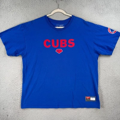 Chicago Cubs Shirt Nike Team Apparel Graphic Tee Blue Mens XL 100% Cotton - Image 1 of 4