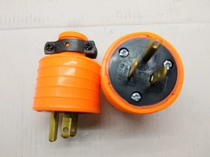NEMA 5-15P 15A 125V Replacement Plug Heavy Duty Nylon, Pack of 5 - Picture 1 of 1