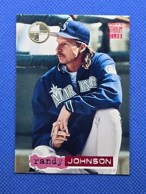 1994 Topps Stadium Club RANDY JOHNSON Members Only card #438 SEATTLE MARINERS - Image 1 of 2