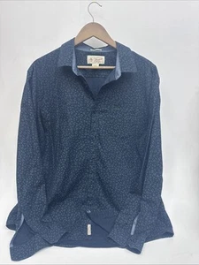 An Original Penguin Heritage Slim Fit Hombre’s XL Manga Larga Ciervo y Pollo Patt - Imagen 1 de 6