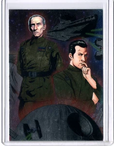 Topps Star Wars Illustrated 2013 Etched Foil Puzzle Card #2 Grand Moff Tarkin - Picture 1 of 2