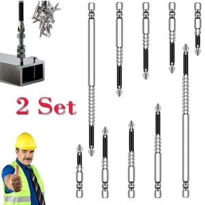 Broca de destornillador de alto magnético de 5 piezas, broca de fuerte durabilidad magnética EE. UU. - Imagen 1 de 16