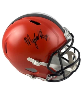 Myles Garrett Cleveland Browns signed Autogramm Full-Size Helm JSA COA RAR! - Bild 1 von 2