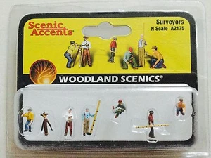 Woodland Scenics Accents 1/160 N Scale Surveyors Item # A2175 Factory Sealed - Picture 1 of 1