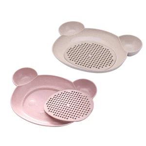 2 Pcs Kunststoff Lebensmittel Platten Sushi Platten Geschirr Geschirr Set - Bild 1 von 12