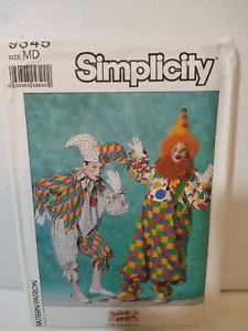 Simplicity Sewing Pattern 9345 Child Jester Joker Clown Costume Shirley Botsford - Picture 1 of 6