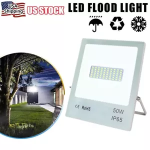 50W Outdoor LED Flood Light Spotlight Security Light Yard Garden Waterproof Lamp - Picture 1 of 9