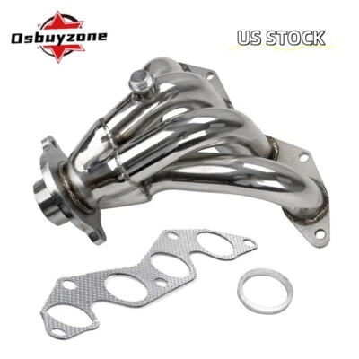 Cabezal de escape de acero inoxidable para Honda Civic EX 2001-2005 1,7 L L4 SOHC D17A2 Foto 1 de 4