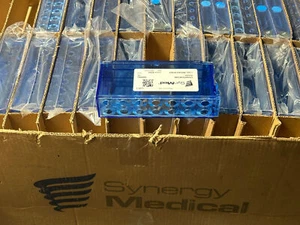 Containers # 201 to 300 SynMed XF Ultra Plastic Containers Blue Clear Dispensers - Picture 1 of 16