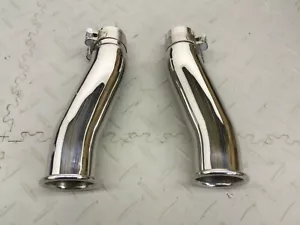 JAGUAR XJS SPORT REAR LARGE BIG BORE STAINLESS STEEL EXHAUST TIPS BACK BOX V12  - Picture 1 of 3