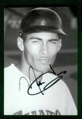 #1107, 4" x 6" Photo Card, Signed-Autographed, Marcus Jensen, S. F. Giants - Image 1 of 2