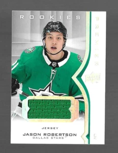 2020-21 Camiseta de novato Upper Deck UD PREMIER #69 JASON ROBERTSON RC STARS novato - Imagen 1 de 2